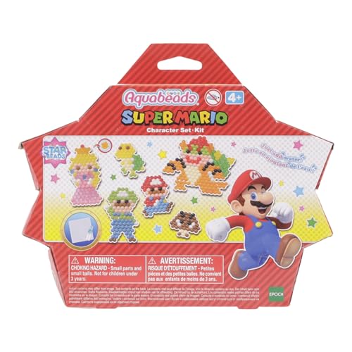 Aquabeads Super Mario, 690 Perline in 22 colori - 31946