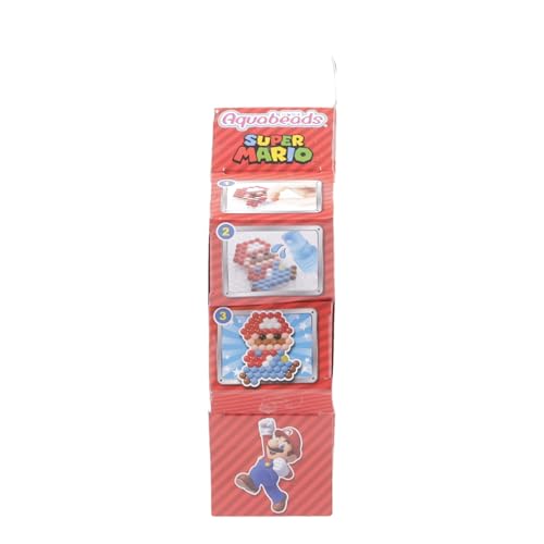 Aquabeads Super Mario, 690 Perline in 22 colori - 31946