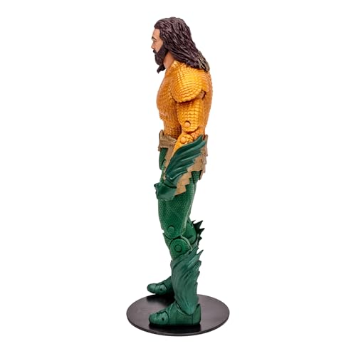 Aquaman - Personaggio giocattolo, re di Atlantide con Tridente, 17,8 cm