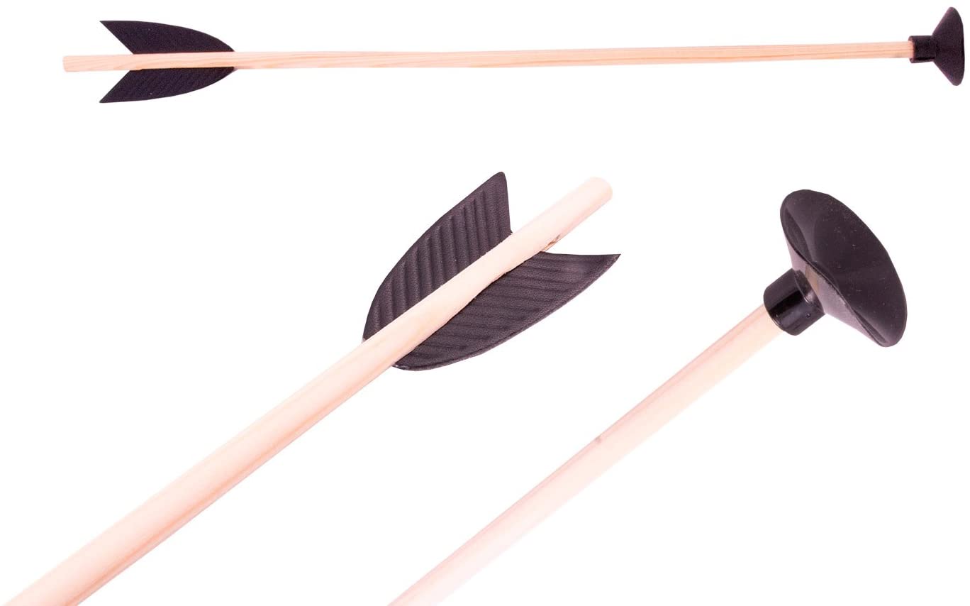 Arco e frecce in legno per bambini