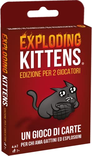 Exploding Kittens, Edizione per 2 Giocatori - Asmodee