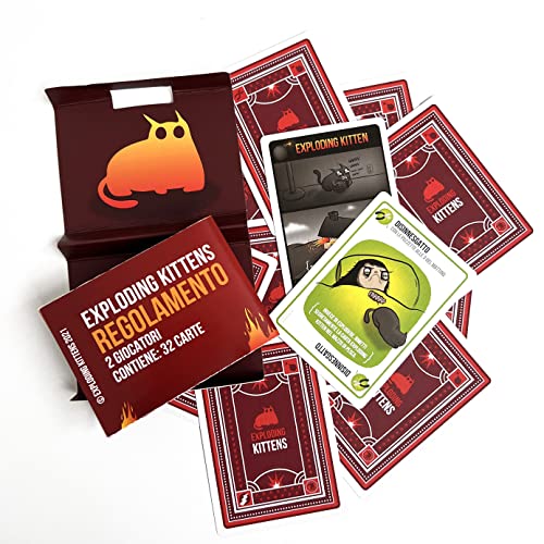 Exploding Kittens, Edizione per 2 Giocatori - Asmodee