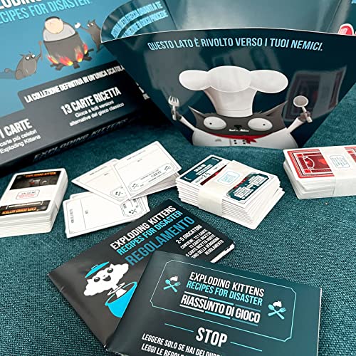 Exploding Kittens: Ricette per il disastro, Gioco di Carte Asmodee, Edizione in Italiano