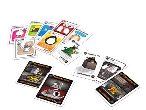 Exploding Kittens VM18 - Edizione del Gioco di Carte Vietata ai Minori di Anni 18, Asmodee