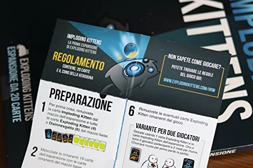 Imploding Kittens in Italiano - Espansione Gioco di Carte Exploding Kittens, Asmodee