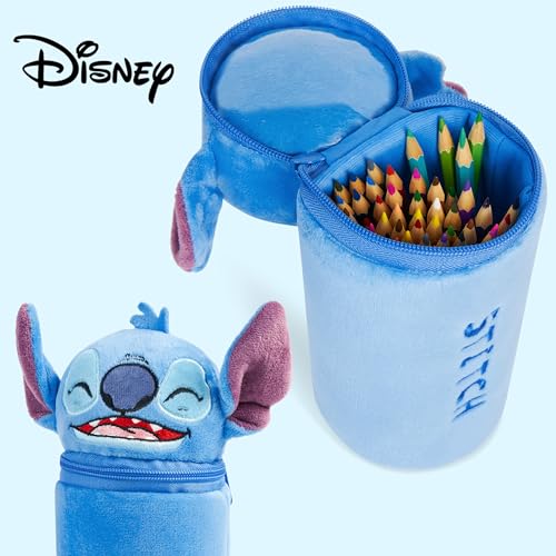 Astuccio Stitch, per la scuola con 48 Matite Colorate - Disney