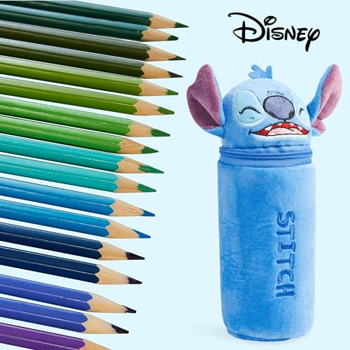 Astuccio Stitch, per la scuola con 48 Matite Colorate - Disney