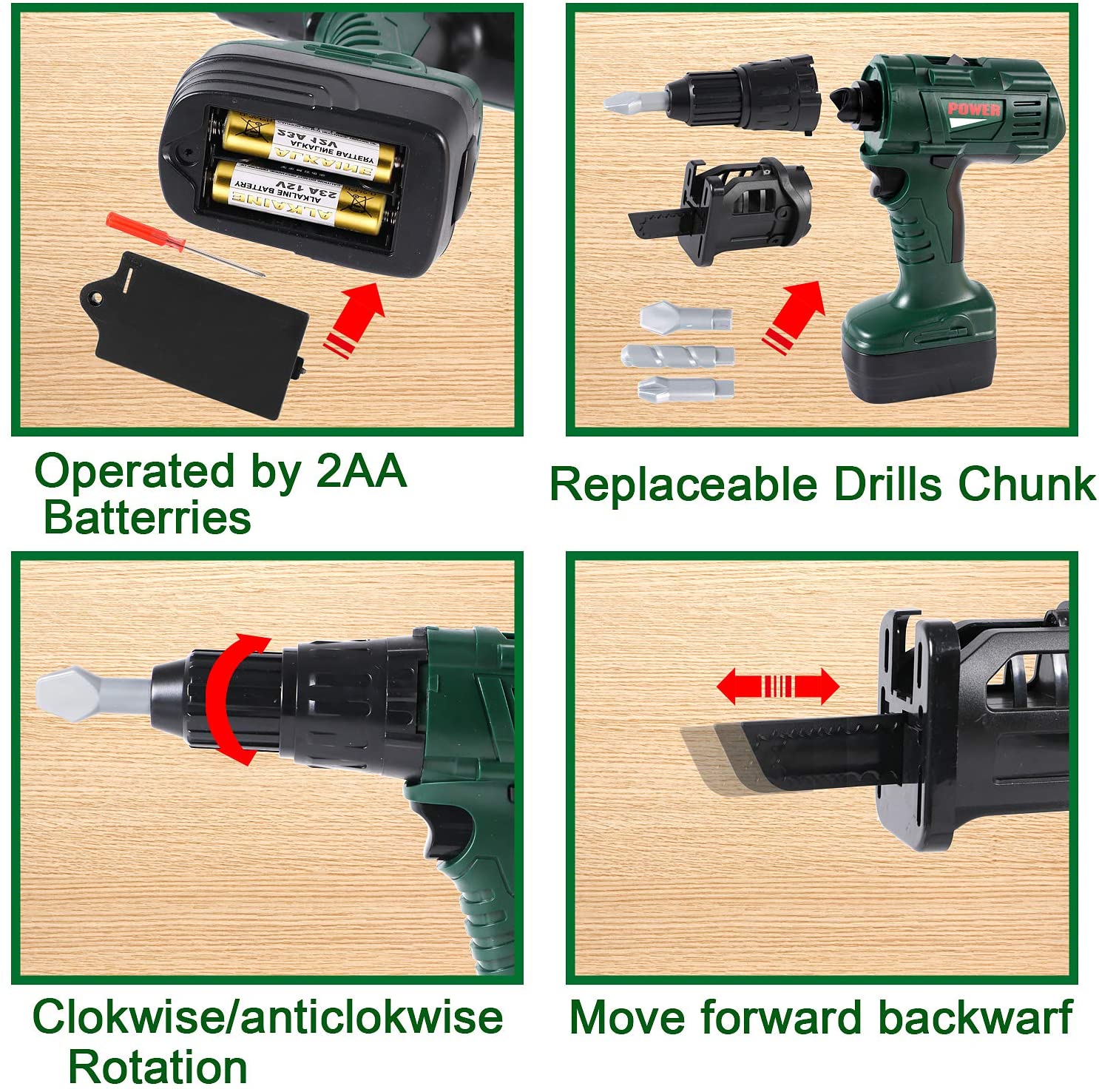 Attrezzi da lavoro giocattolo