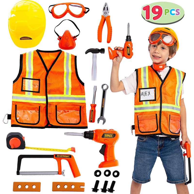 Attrezzi operaio edile per bambini - Joyin