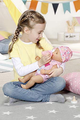 Baby Born Bambola con Ciuccio Magico, Mangia, Dorme, Piange, Fa Pipì sul Vasino - dimensioni 43 cm