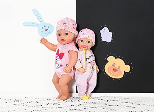 Baby Born Bambola con Ciuccio Magico, Mangia, Dorme, Piange, Fa Pipì sul Vasino - dimensioni 43 cm