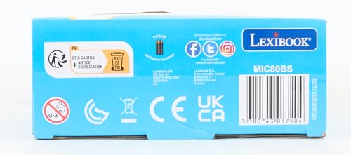 Baby Shark Microfono luminoso con canzoncine per bambini - Lexibook