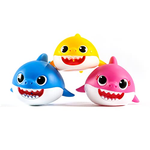 Baby Shark Set di 6 squaletti, giochi per bagnetto