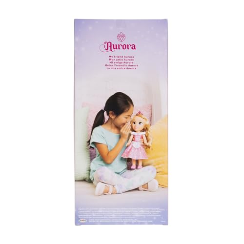 Bambola di Aurora, con abiti glitterati, 38 cm - Disney Princess