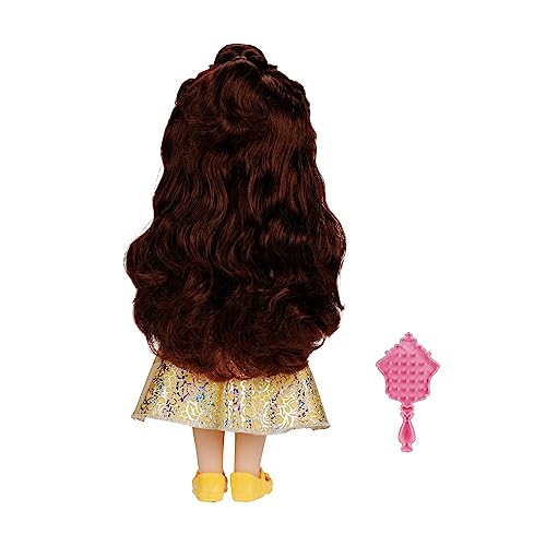 Bambola 38 cm di Belle, con  dettagli glitterati e occhi che brillano - Disney Princess