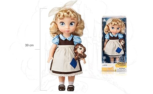 Bambola di Cenerentola, 39 cm collezione Animator, con peluche di Tobia di raso, età da 3 anni - Disney Store