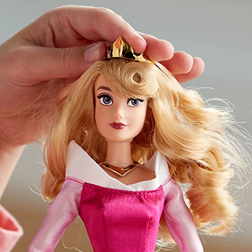 Principessa Aurora bambola Disney ufficiale, La Bella Addormentata, 29 cm, da 3+ anni