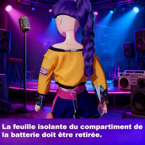 Bambole 𝐊-𝐏𝐎𝐏 𝐃emon 𝐇unters - Figurine K-pop Huntrix Rumi/Mira/Zoey Articolate con Vestiti, Accessori e Musica