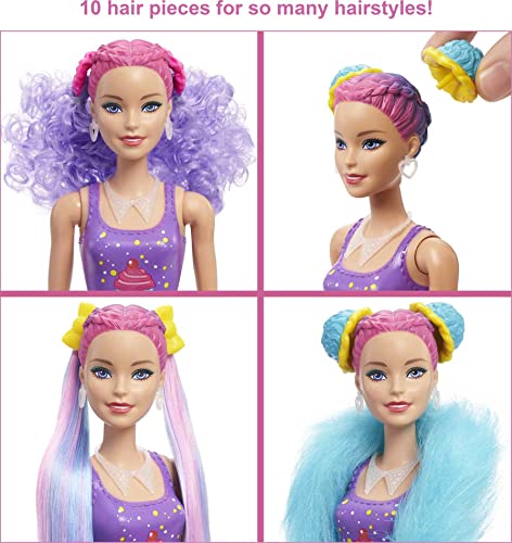 Barbie Color Reveal Glitter Viola con 25 Sorprese da 3+Anni, HBG41