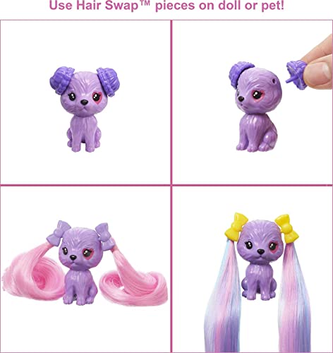 Barbie Color Reveal Glitter Viola con 25 Sorprese da 3+Anni, HBG41