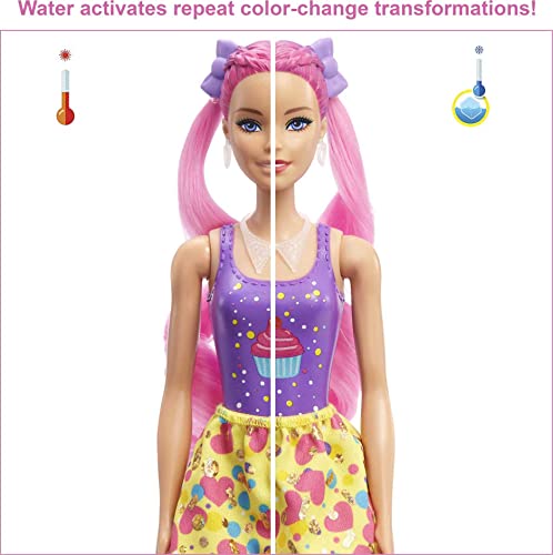 Barbie Color Reveal Glitter Viola con 25 Sorprese da 3+Anni, HBG41