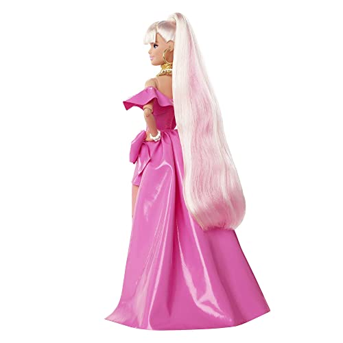 Barbie Extra Fancy - Bambola con abito glamour e cagnolino, HHN12