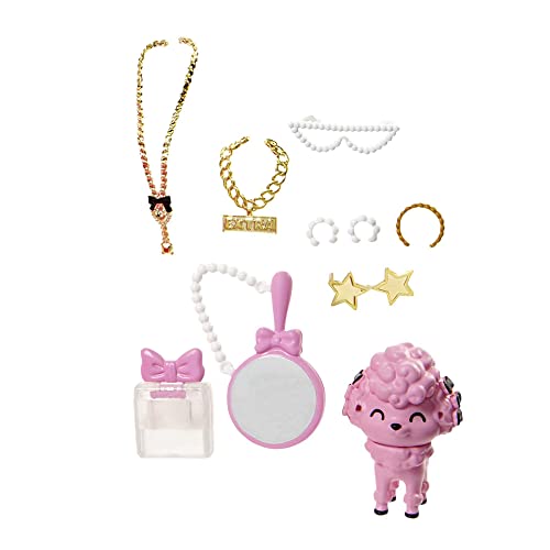 Barbie Extra Fancy - Bambola con abito glamour e cagnolino, HHN12