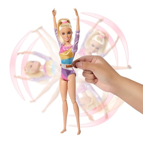 Barbie Ginnastica Artistica, bambola Mattel con accessori inclusi, giocattolo per bambini - HRG52