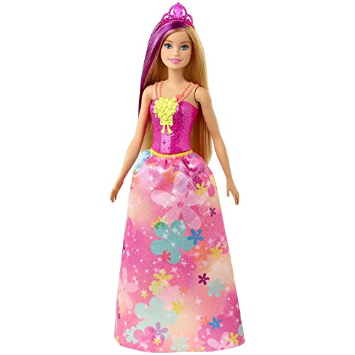 Barbie Principessa Dreamtopia, Bambola con abiti da favola per bambine da 3+ anni