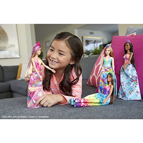 Barbie Principessa Dreamtopia, Bambola con abiti da favola per bambine da 3+ anni