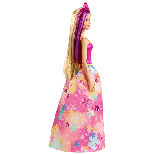 Barbie Principessa Dreamtopia, Bambola con abiti da favola per bambine da 3+ anni
