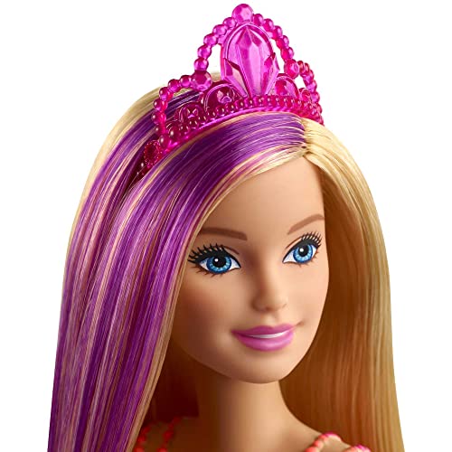 Barbie Principessa Dreamtopia, Bambola con abiti da favola per bambine da 3+ anni