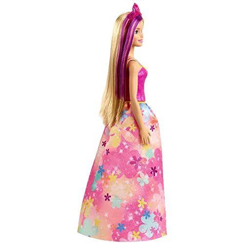 Barbie Principessa Dreamtopia, Bambola con abiti da favola per bambine da 3+ anni