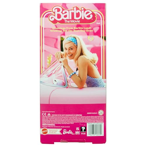Barbie The Movie - Bambola di Margot Robbie come nel film, da 3+ anni, HPJ96