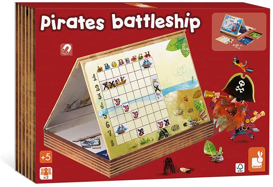 Battaglia Navale portatile pirati - Janod