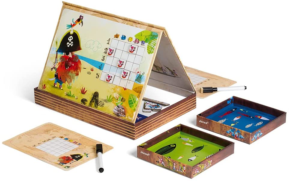 Battaglia Navale portatile pirati - Janod