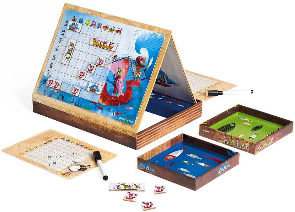 Battaglia Navale portatile pirati - Janod