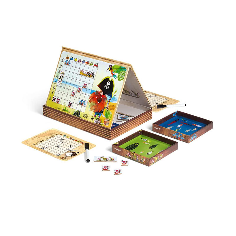 Battaglia Navale Pirati Magnetica da viaggio - Janod