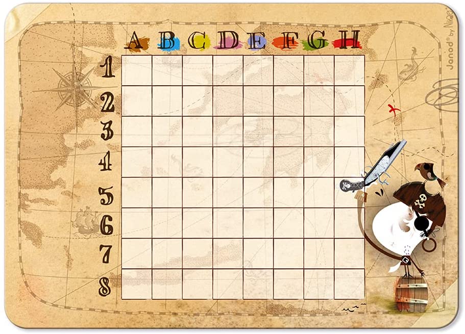 Battaglia Navale portatile pirati - Janod