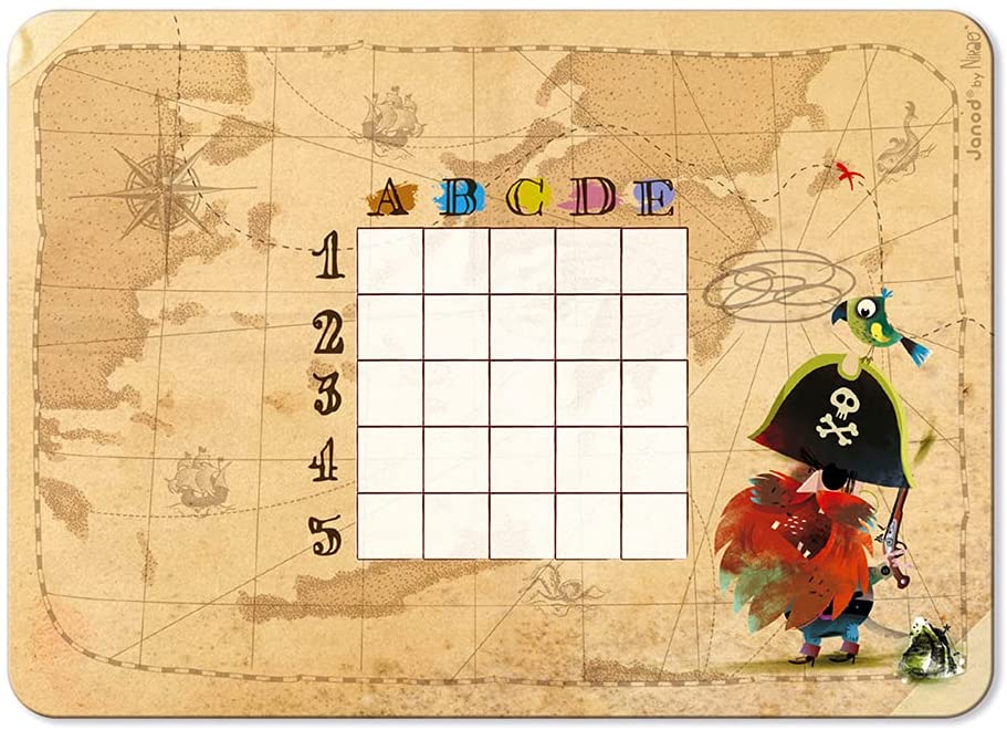 Battaglia Navale portatile pirati - Janod