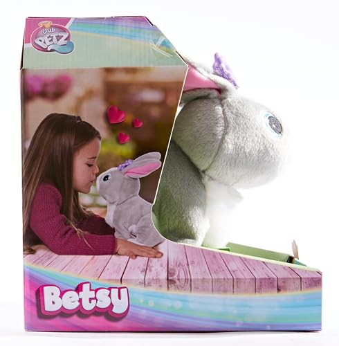 Betsy Coniglio che salta, pupazzo interattivo che risponde alla tua voce, Club Petz