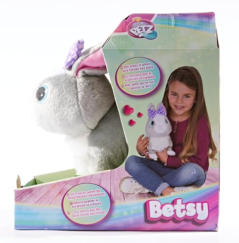 Betsy Coniglio che salta, pupazzo interattivo che risponde alla tua voce, Club Petz