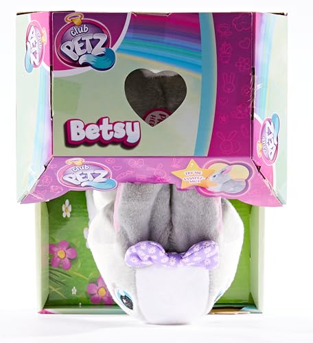 Betsy Coniglio che salta, pupazzo interattivo che risponde alla tua voce, Club Petz