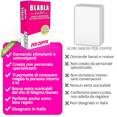 BLABLA - Gioco da Tavolo per Due per Conoscersi e Conversare