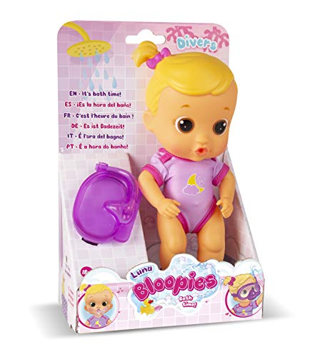 Bloopies Luna, Bambolina e gioco per il bagnetto Colore Pink - IMC Toys 95618