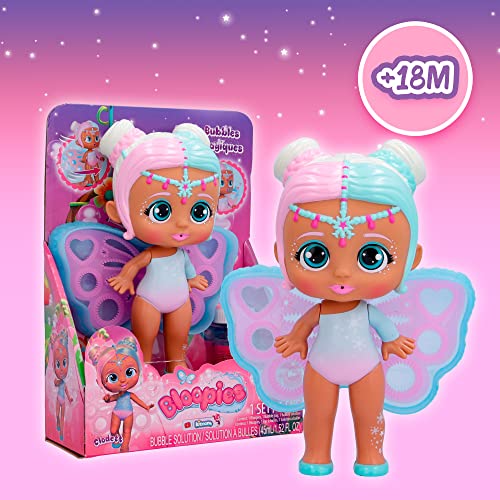 BLOOPIES Magic Bubbles Clodett, Bambola Fatina, Spruzza Acqua e Fa Bolle con le Ali