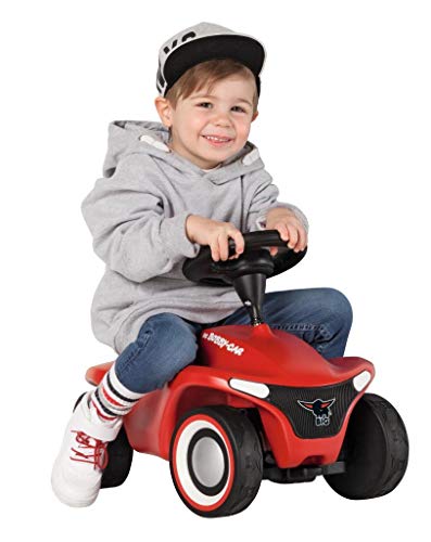 Bobby Car Cavalcabile, Neo Red Macchina per bambini con portata fino a 50kg da 18 Mesi - Big
