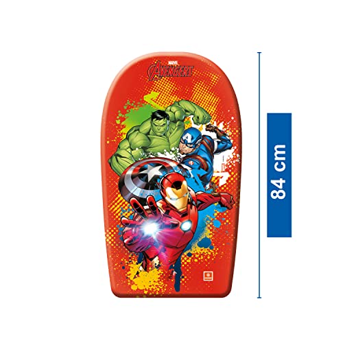 Body Board Avengers - Tavola da Surf per bambini, lunga 84 cm - Mondo Toys
