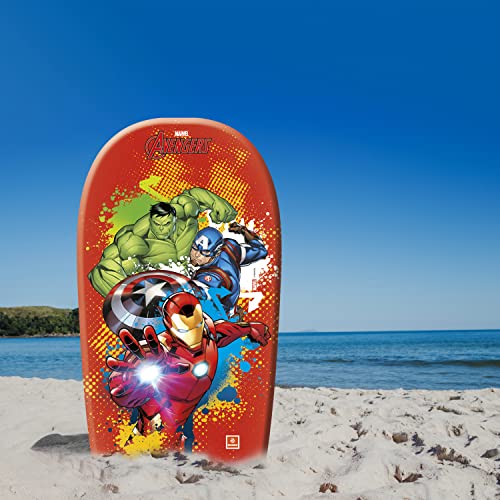 Body Board Avengers - Tavola da Surf per bambini, lunga 84 cm - Mondo Toys