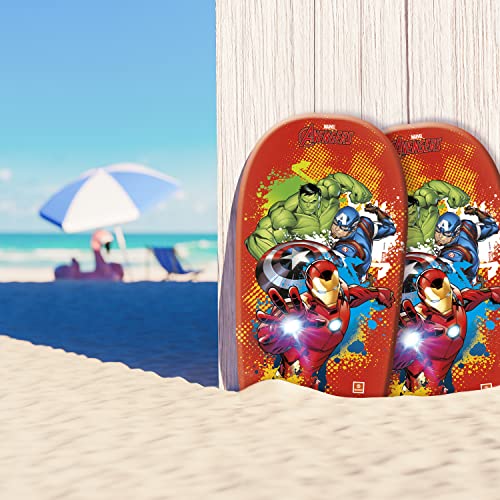 Body Board Avengers - Tavola da Surf per bambini, lunga 84 cm - Mondo Toys